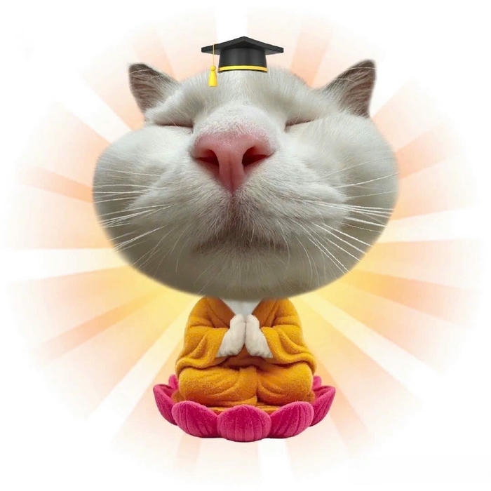 Ảnh cute meme mèo nét đáng yêu gây cười