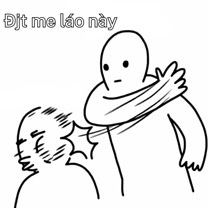 Ảnh meme chửi tục phong cách hài hước