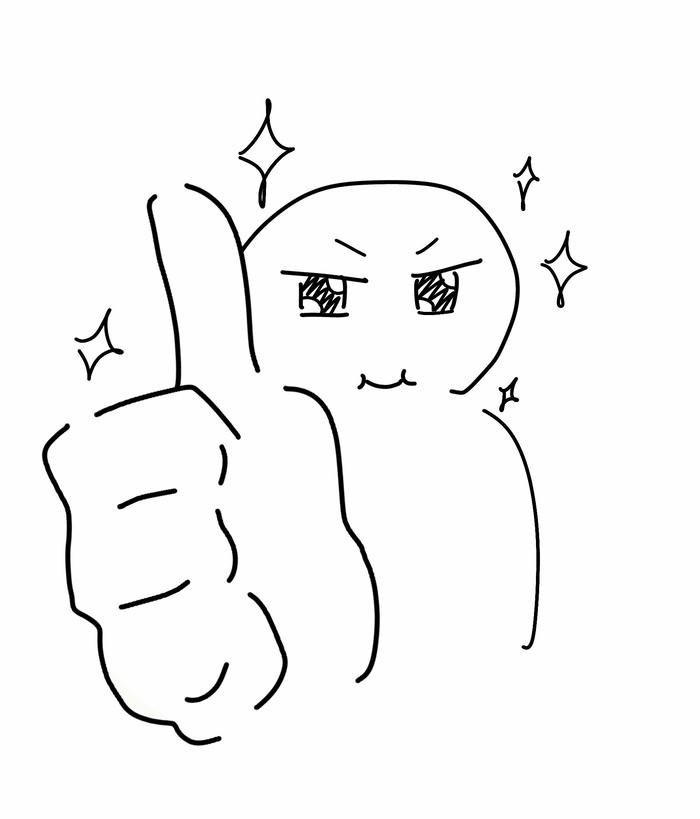 Hình vẽ người que like phác thảo đơn giản hài hước