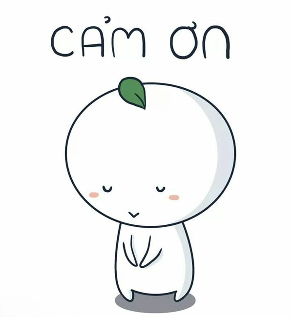 Meme cảm ơn nha vui vẻ cute dễ