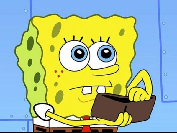 Meme hết tiền với biểu cảm hài hước