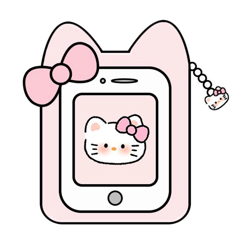 Tranh Hello Kitty cute vẽ cực xinh xắn