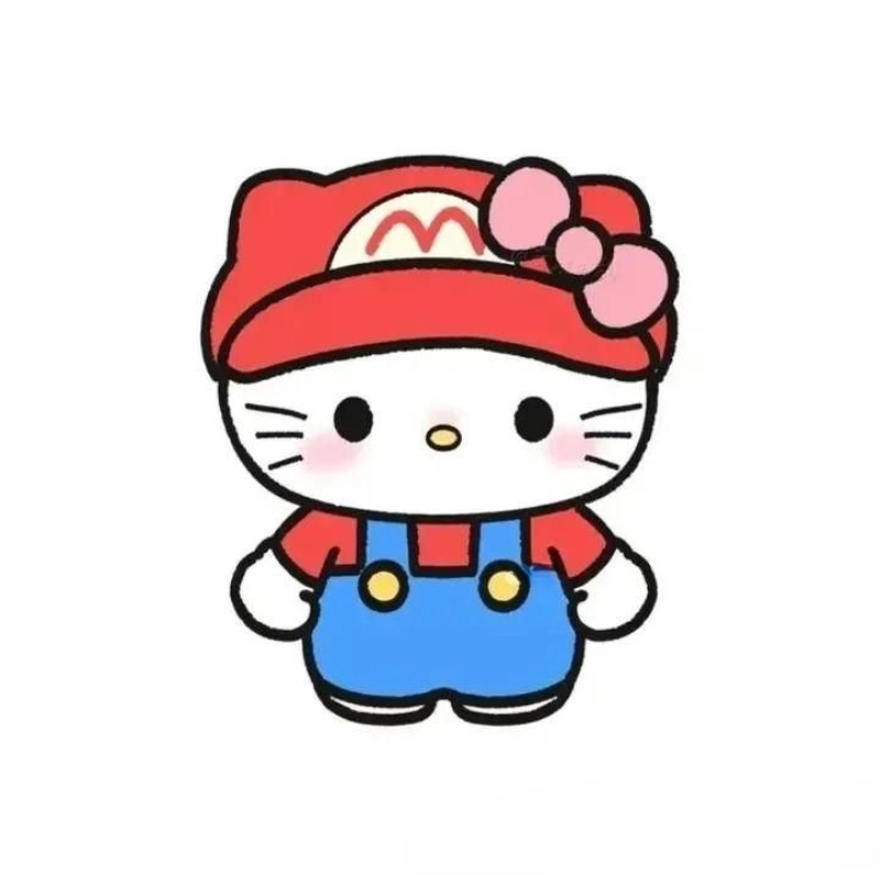 Vẽ Tranh Hello Kitty cute cực nổi bật