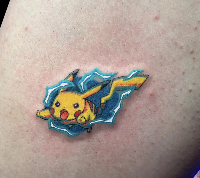 Xăm hình pikachu đẹp