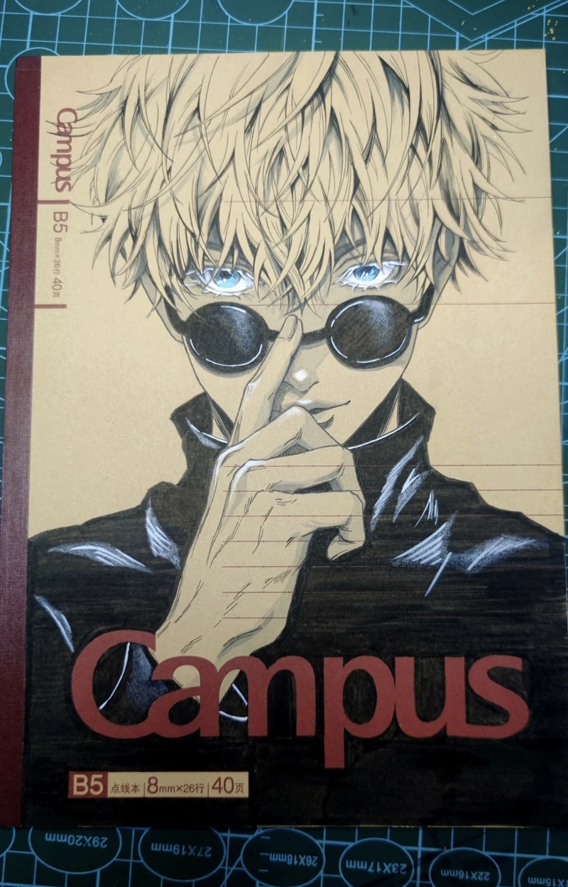 ảnh Gojo Satoru phong cách anime cuốn hút