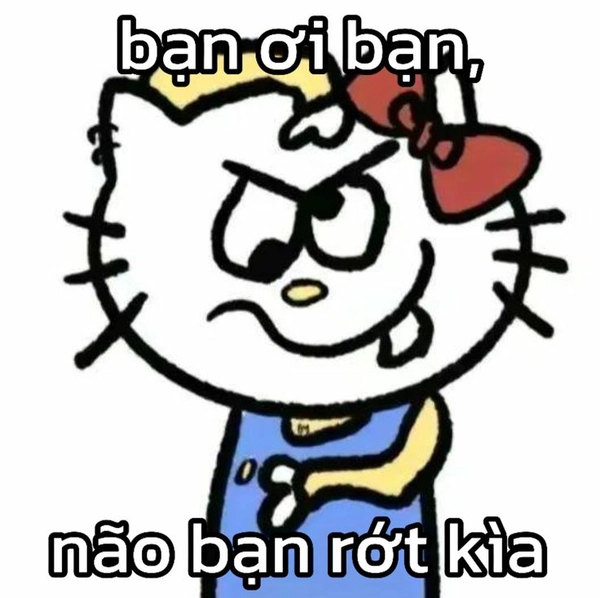 ảnh meme hello kitty