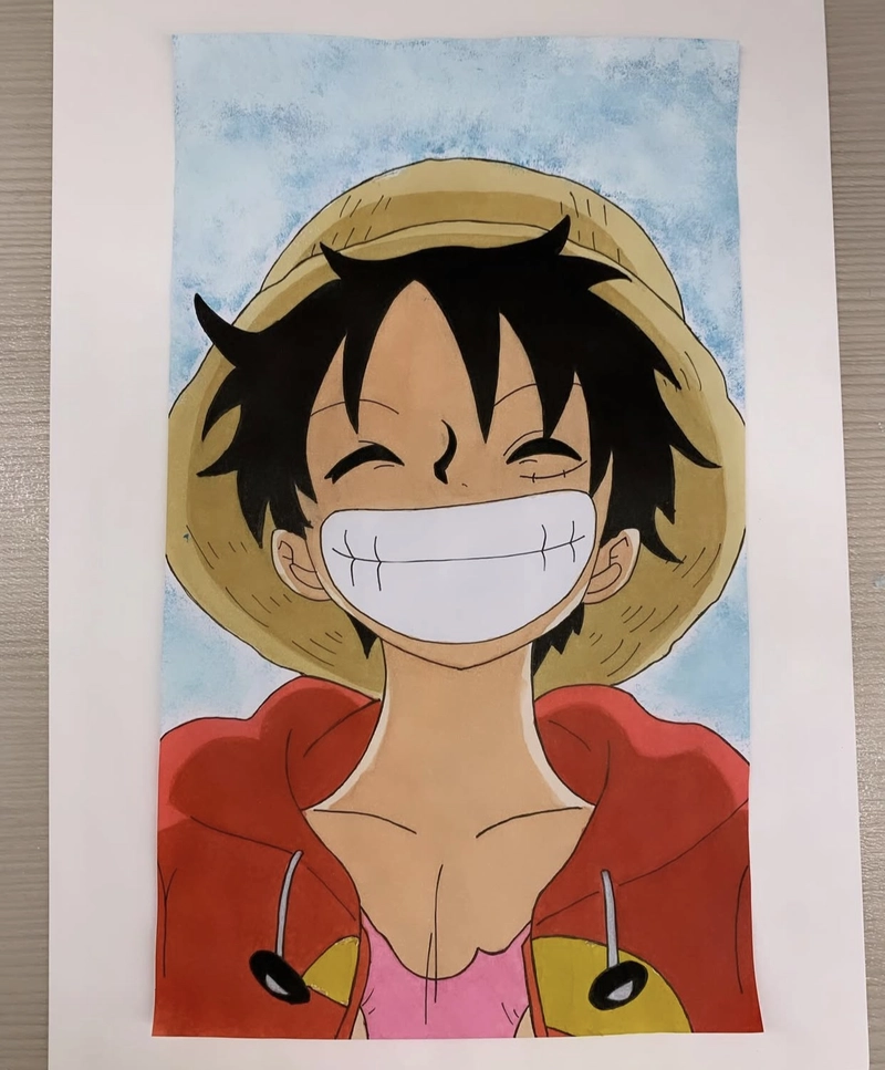 ảnh vẽ luffy
