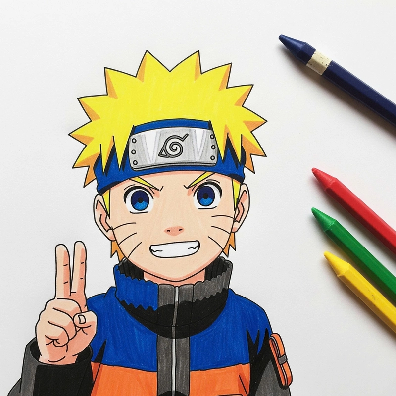 bức vẽ naruto cực dễ