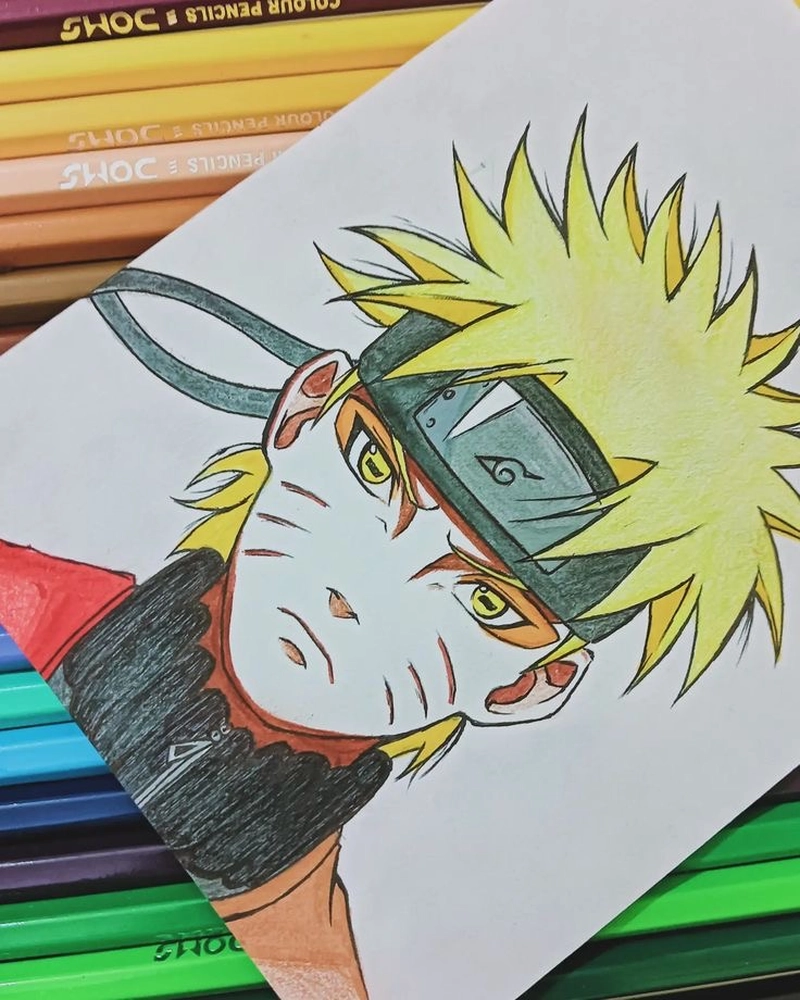 bức vẽ naruto ngầu