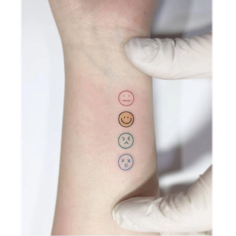 hình ảnh icon mặt cười nhiều màu
