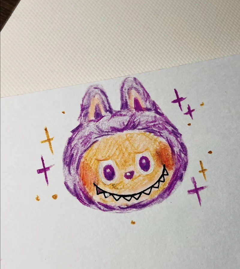 hình vẽ labubu cute