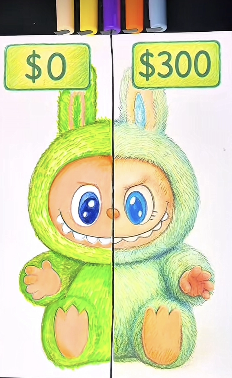 hình vẽ labubu