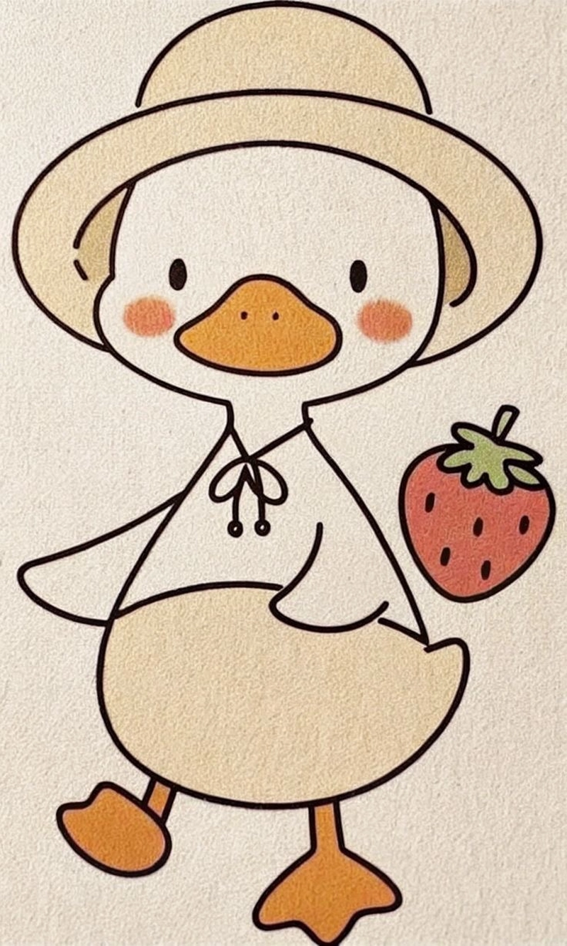 hình vẽ tranh cute đơn giản
