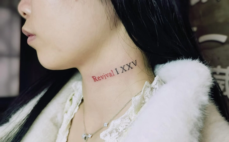 hình xăm chữ la mã cổ