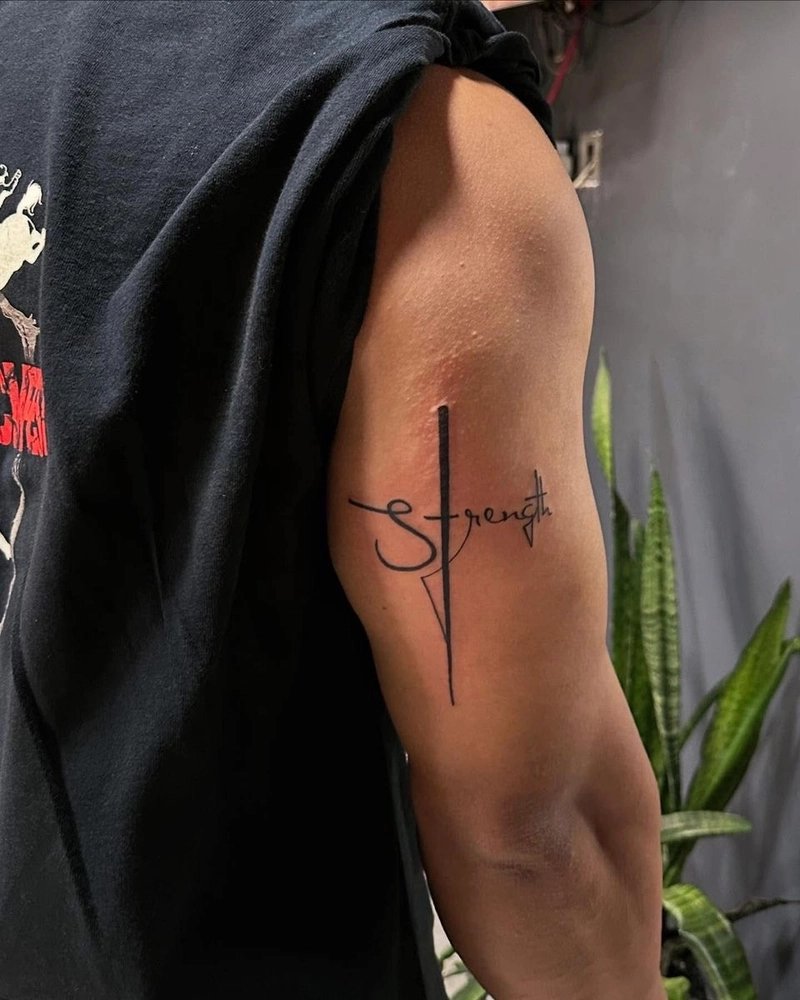 hình xăm chữ ý nghĩa ở tay