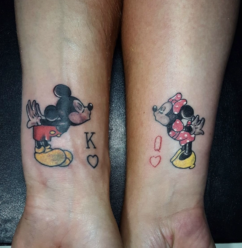 hình xăm chuột mickey