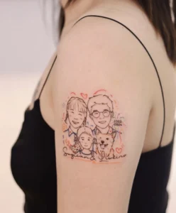 hình xăm đẹp cha mẹ