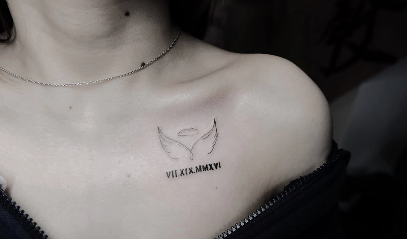 hình xăm ký tự la mã