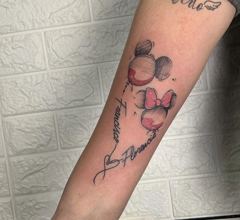 hình xăm mickey đẹp