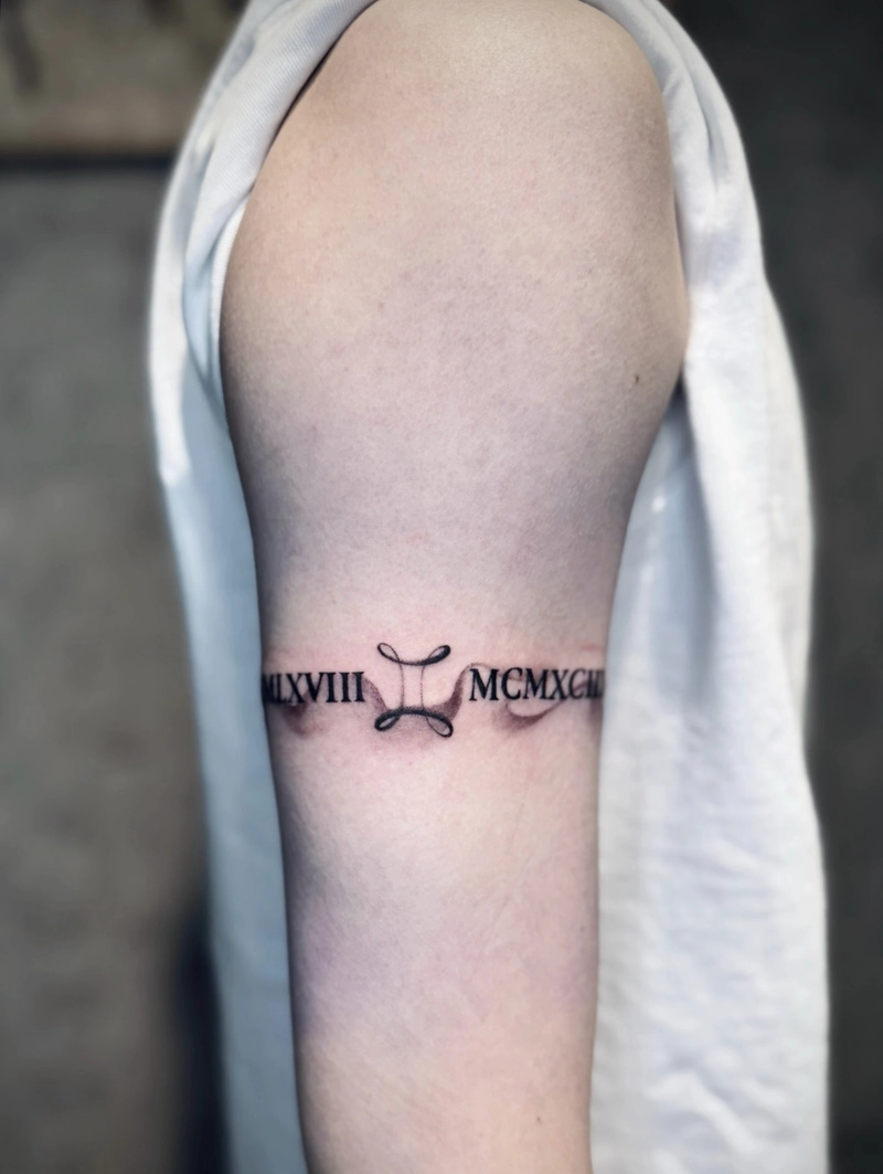 hình xăm số la mã đẹp