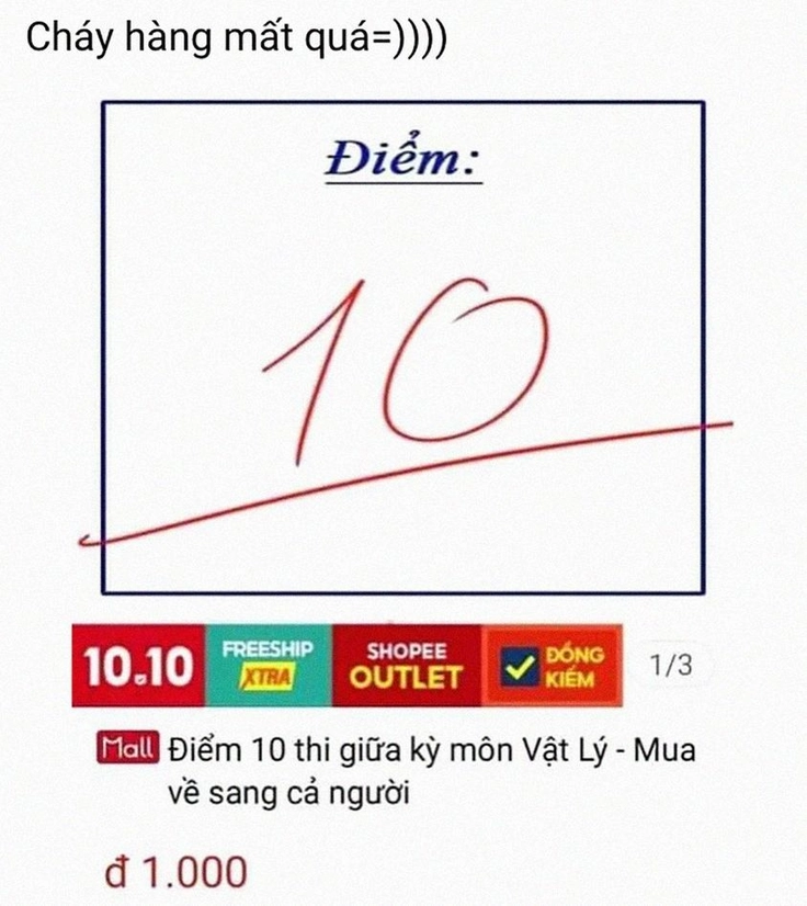 meme 10 điểm cực chất