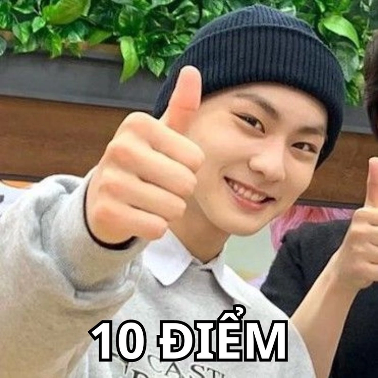 meme 10 điểm sticker