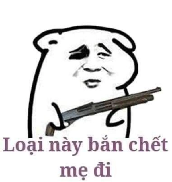 meme anime cầm súng