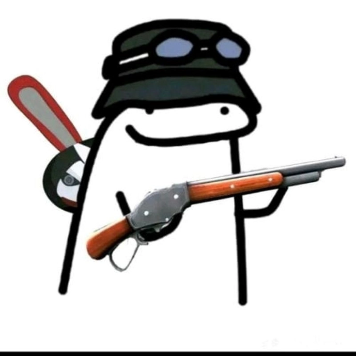 meme anime hài cầm súng