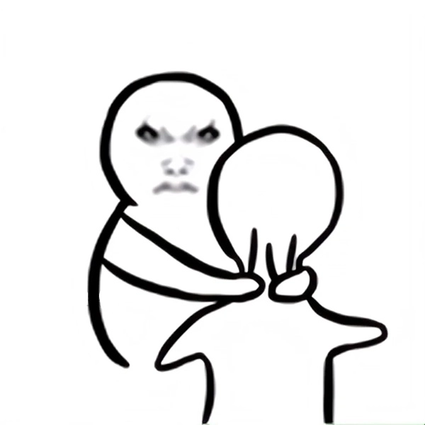 meme bóp cổ đáng yêu