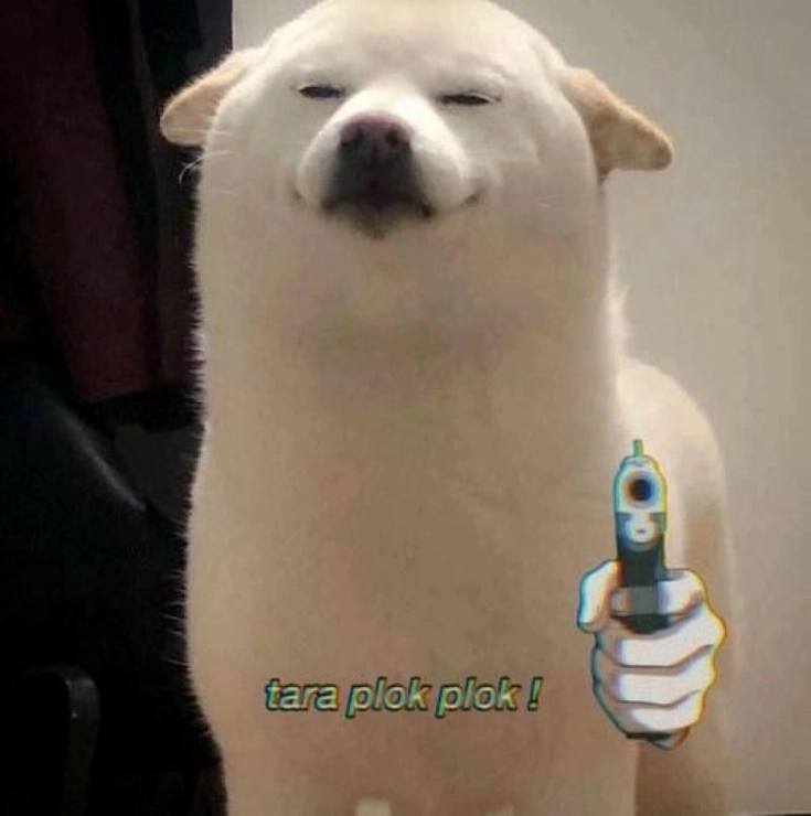 meme chế cầm súng
