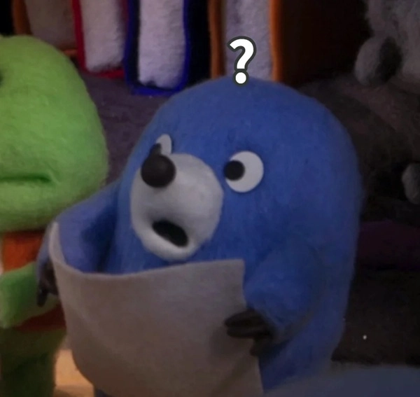 meme con gấu hỏi chấm