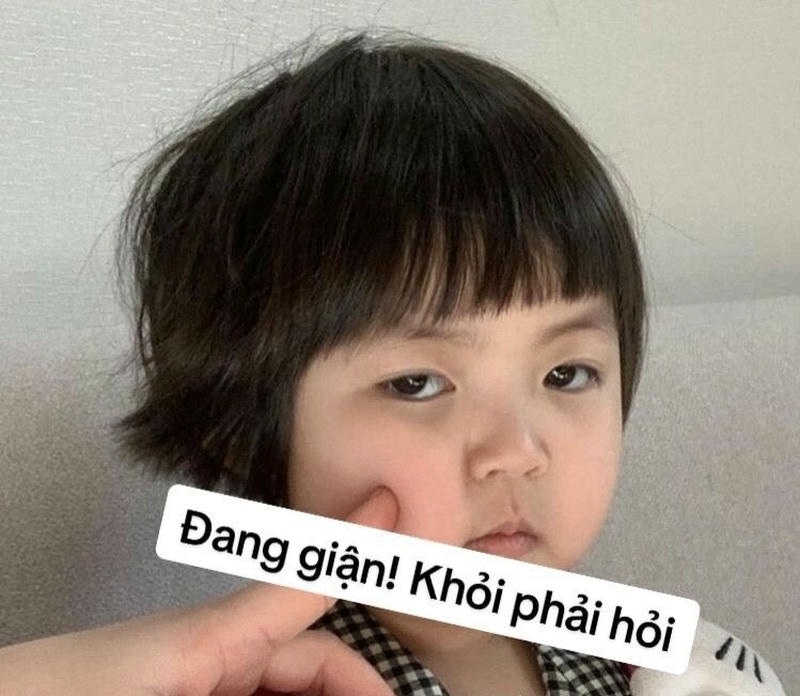 meme giận dỗi cực đáng yêu cute