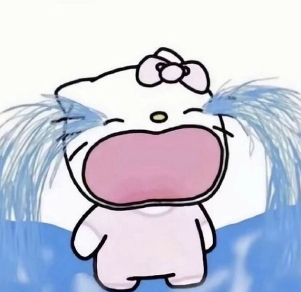 meme hello kitty bất ngờ