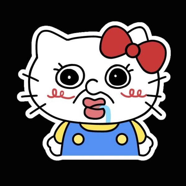 meme hello kitty đáng yêu