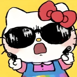meme hello kitty thả thính