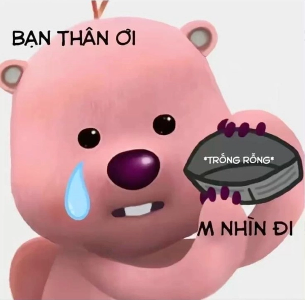 meme hết tiền