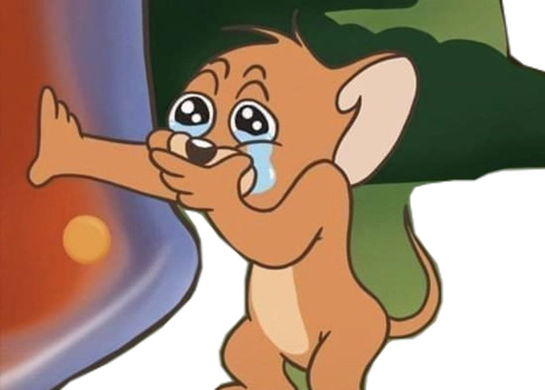 meme jerry buồn khóc