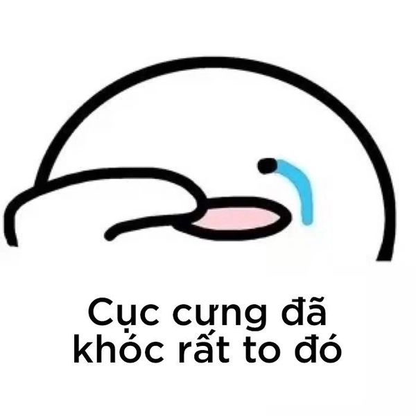 meme khóc lặng lẽ