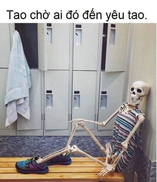 meme ngồi chờ thời gian trôi