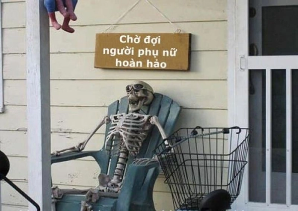 meme nhân vật chờ không ai nhắn