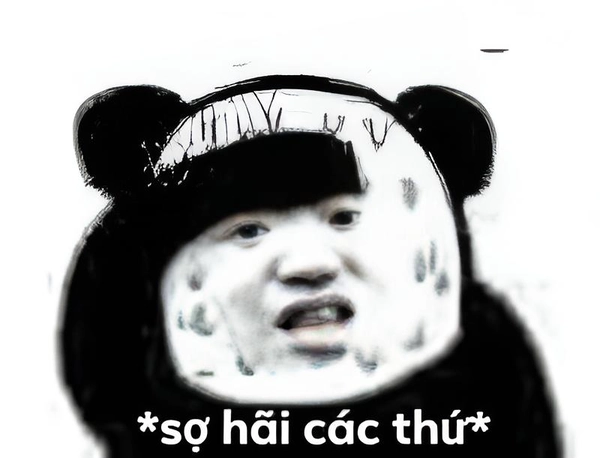 meme sợ hãi bựa