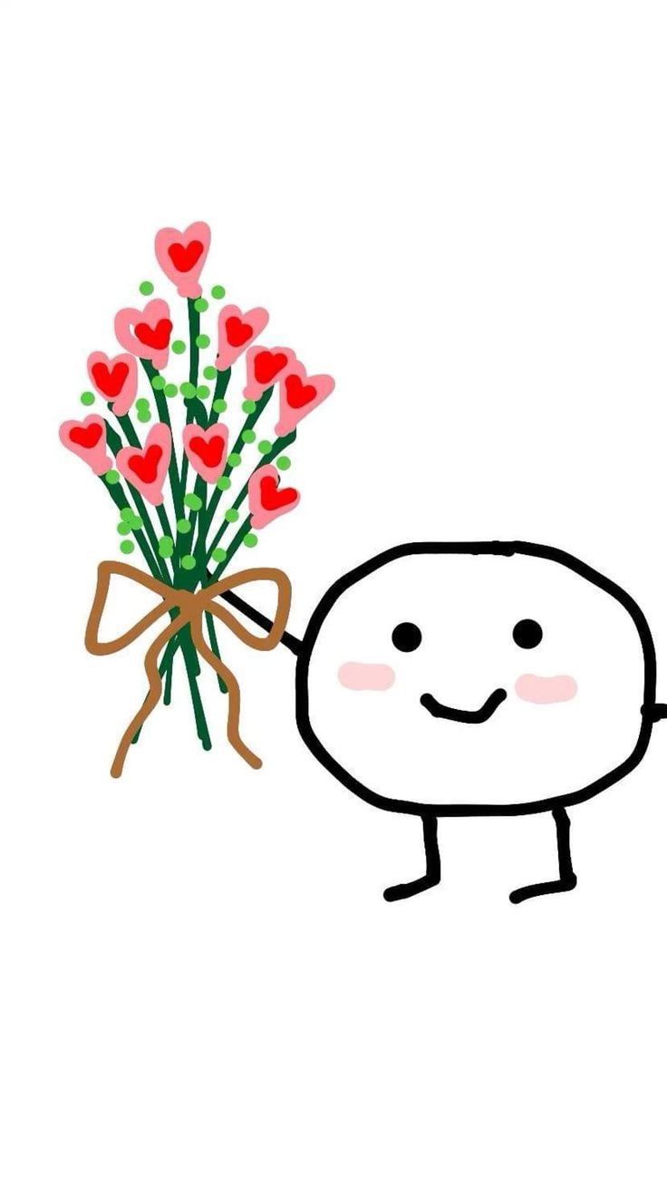 meme tặng hoa đặc biệt
