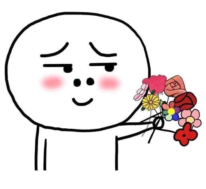 meme tặng hoa tỏ tình