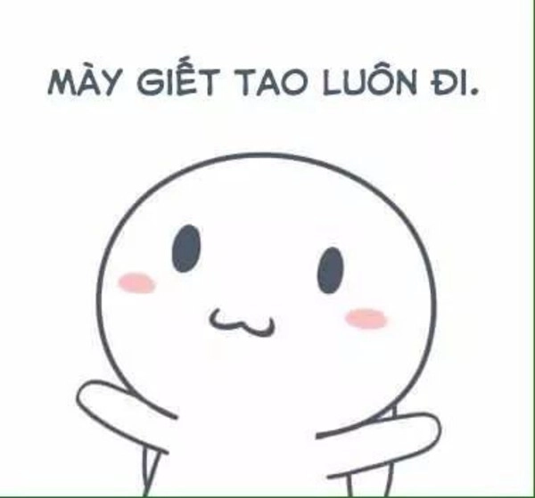 meme thỏ bảy màu vui nhộn