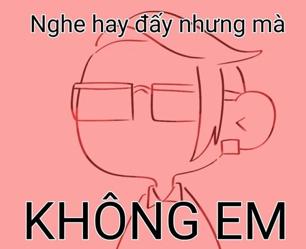 meme từ chối tin nhắn