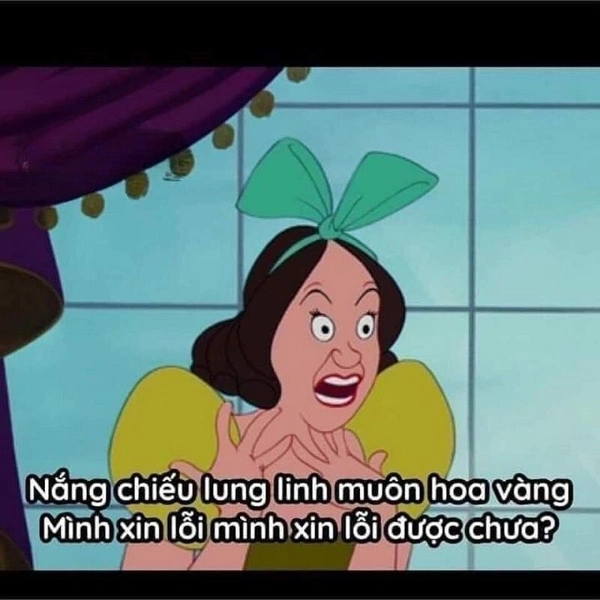 meme xin lỗi sticker