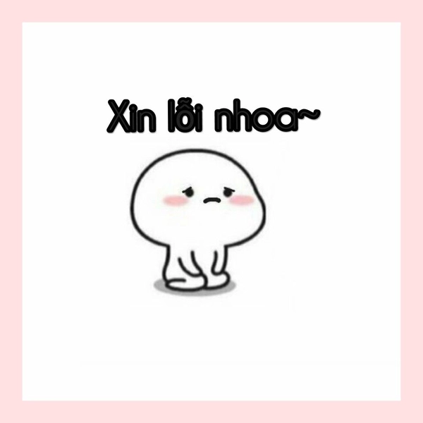 meme xin lỗi