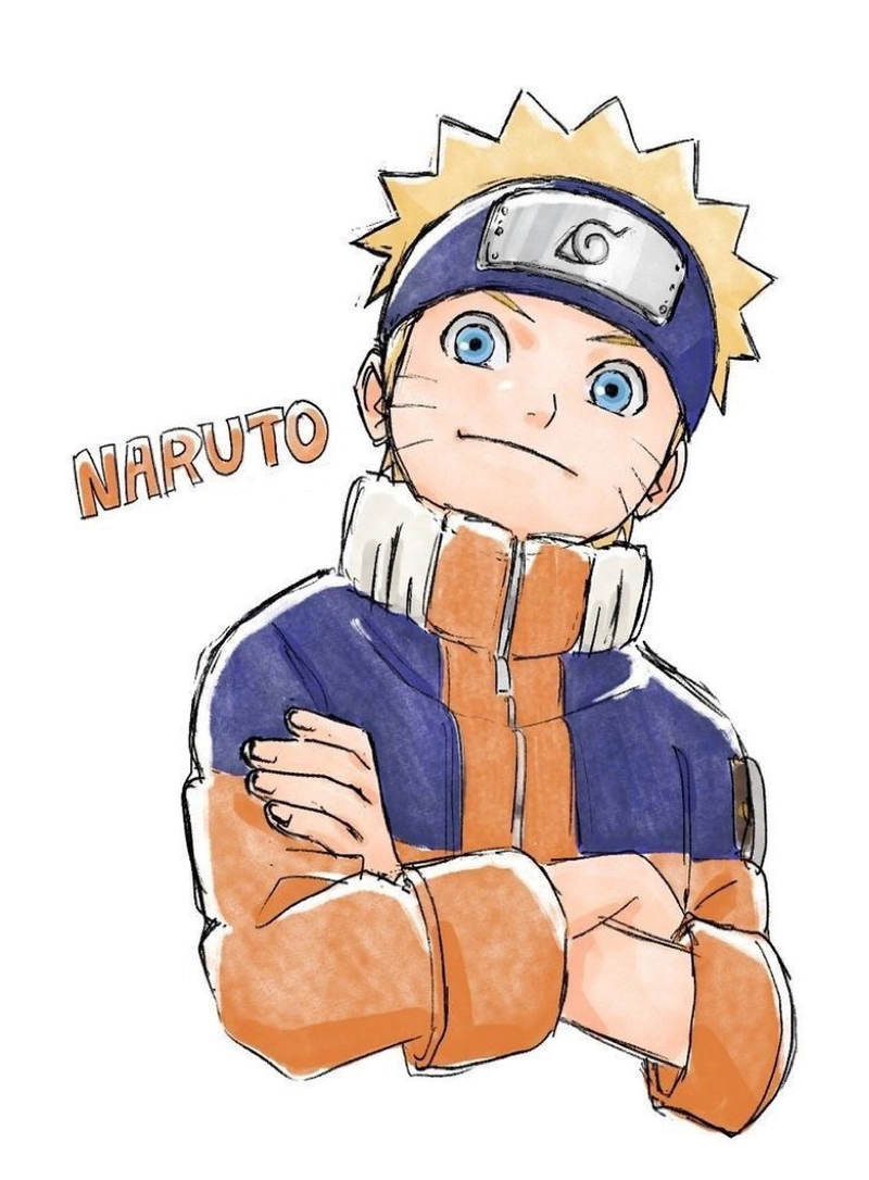 naruto vẽ tranh