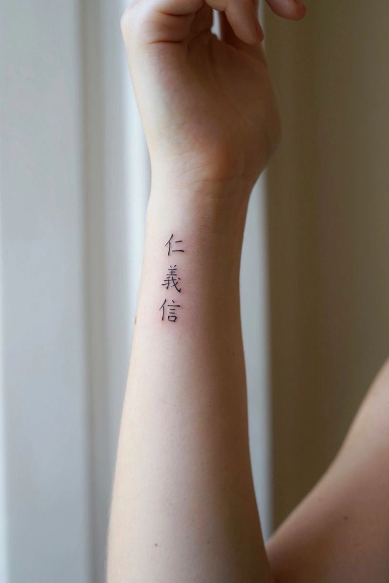 những hình xăm chữ tàu đẹp