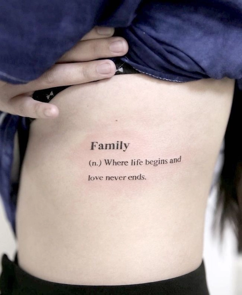 những hình xăm family đẹp